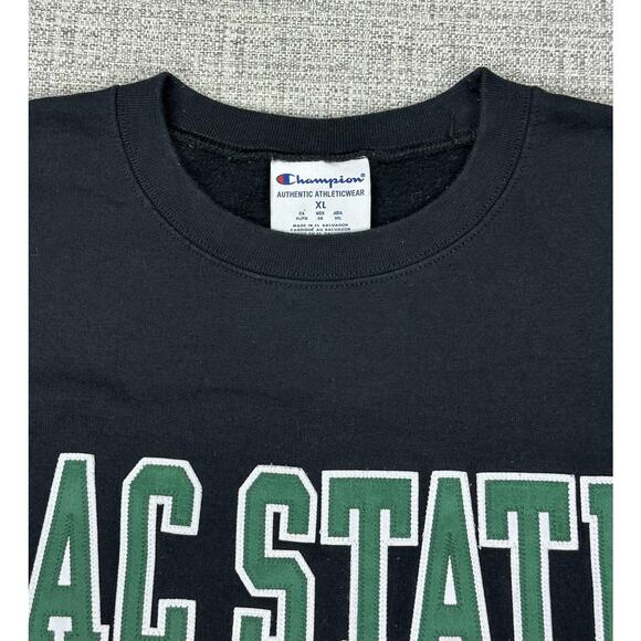 Sacramento State Hornets Sweatshirt Mens XL Black Embroidered Crewneck Fleece - Picture 6 of 11